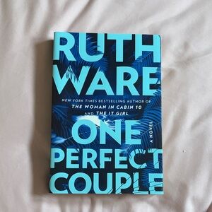Ruth Ware "One Perfect Couple" Hardcover Book - Teal & Navy Cover